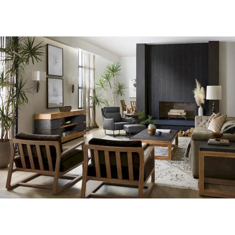 Table d'appoint en bois de 26 pouces de large