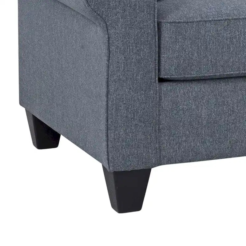 Canapé à accoudoirs enroulés (inclut deux coussins décoratifs)