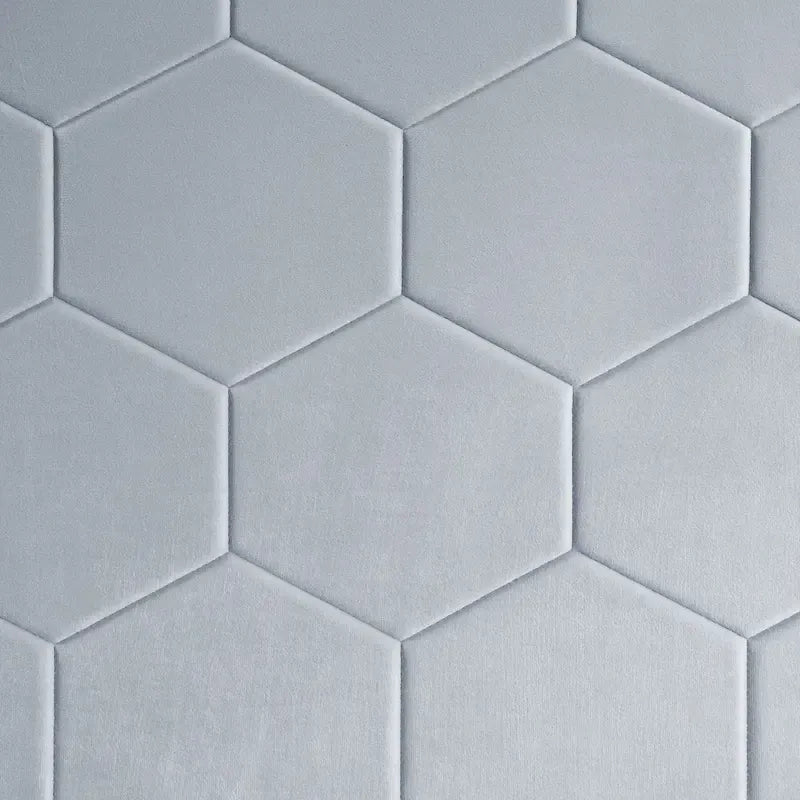 Lit d'invité moderne en velours gris avec rangement et tête de lit