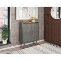 Meuble d'appoint de style Mid-Century Modern de 45,5 po