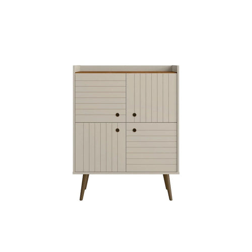 Meuble d'appoint de style Mid-Century Modern de 45,5 po