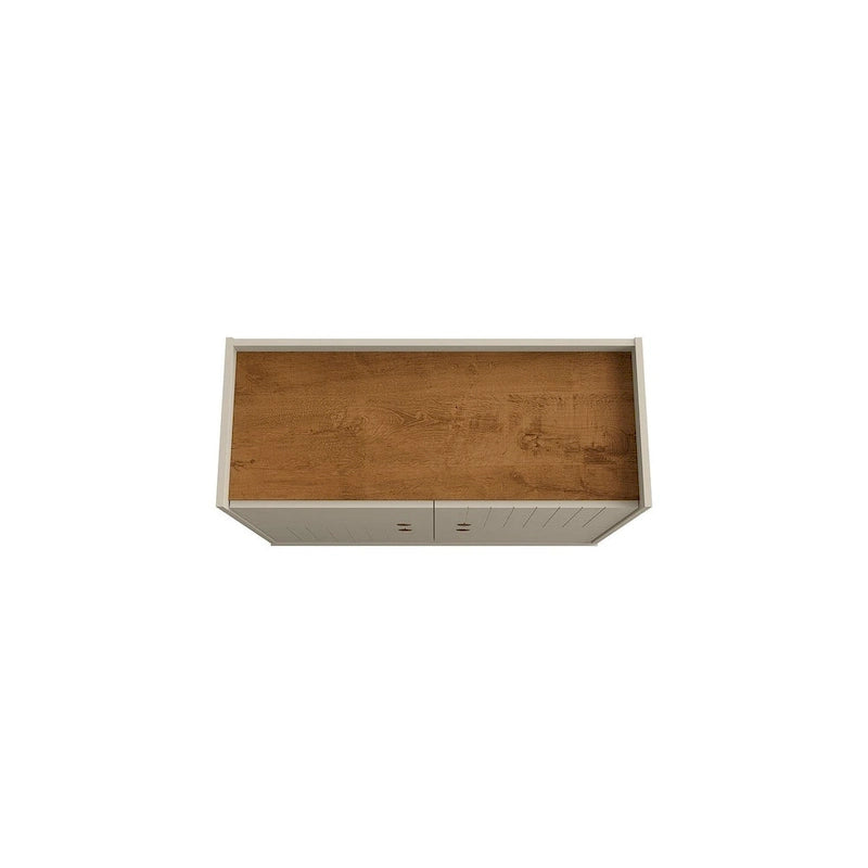 Meuble d'appoint de style Mid-Century Modern de 45,5 po